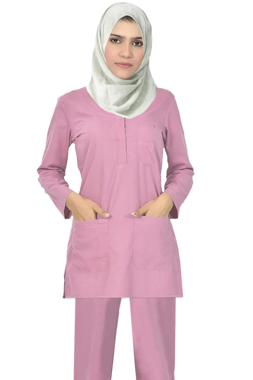 PROFESSIONAL FEMALE SOFIA SCRUB SUIT / SLEEK SOFIA SCRUB SUIT