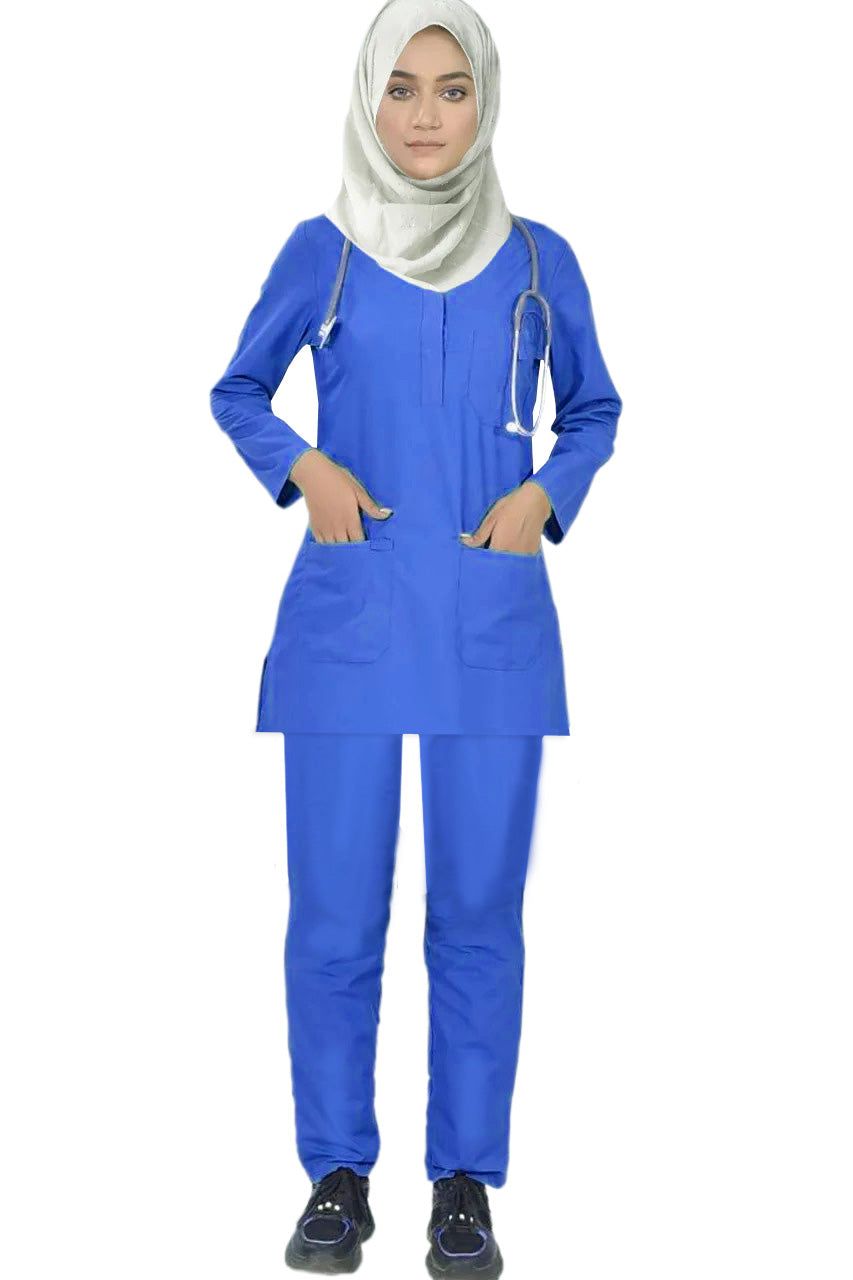 PROFESSIONAL FEMALE SOFIA SCRUB SUIT / SLEEK SOFIA SCRUB SUIT