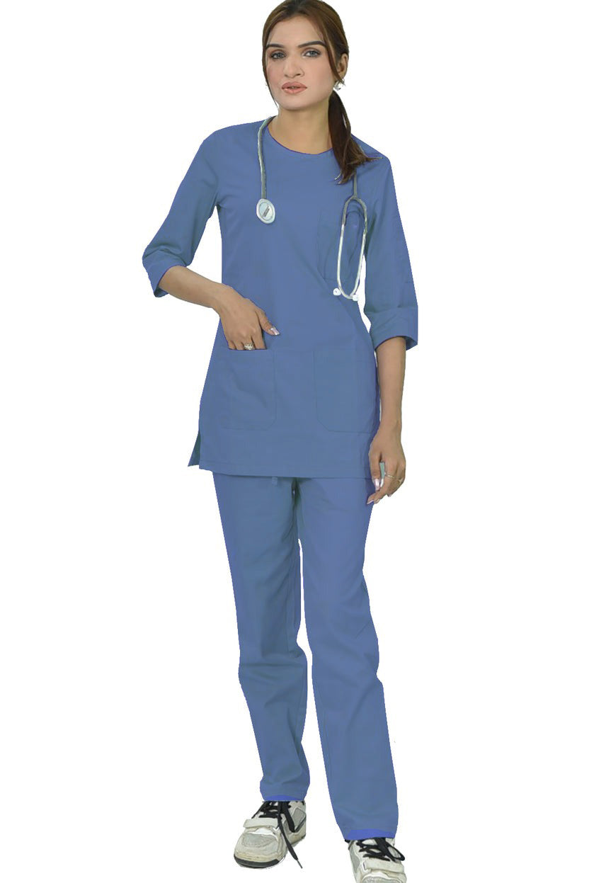 FEMALE SALIMA SCRUB SUIT (COMBO OF 2 SCRUB SETS)