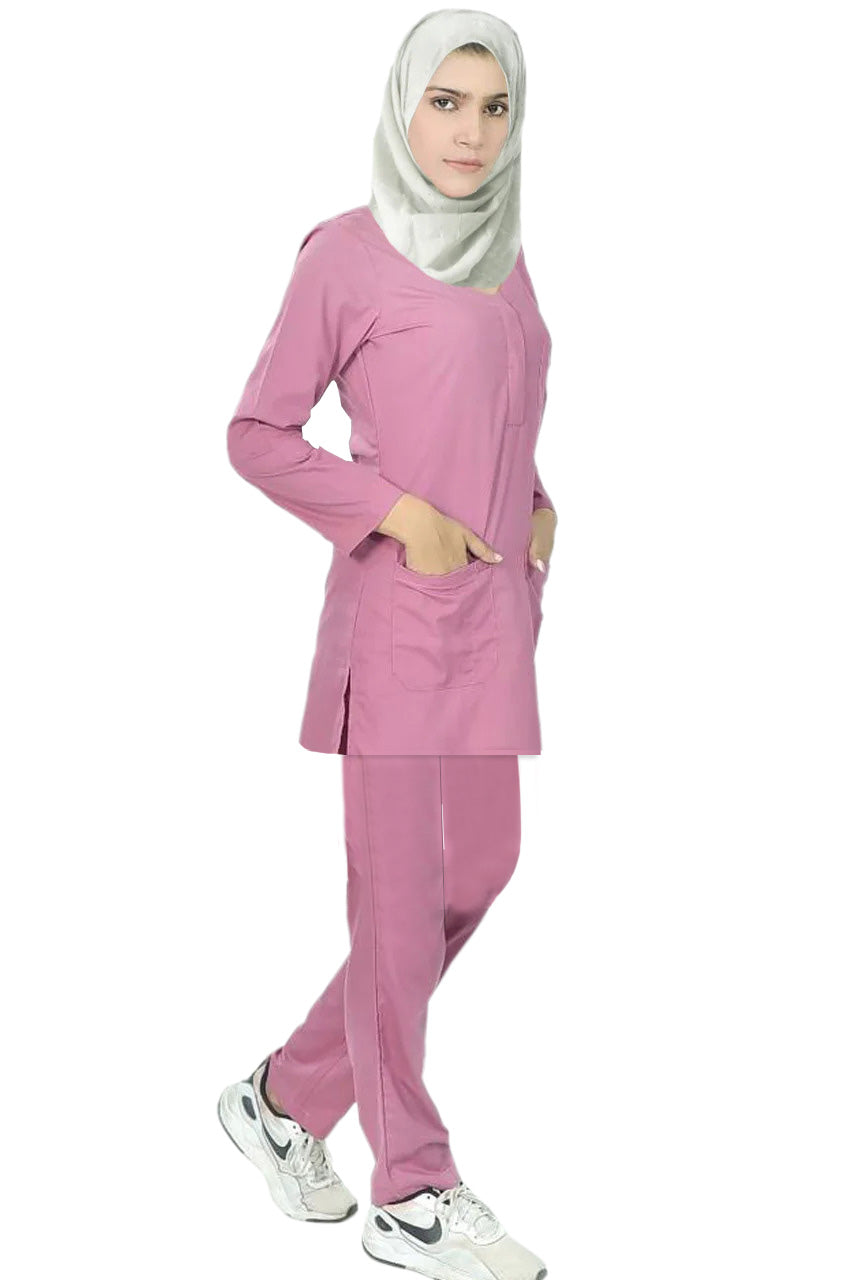 PROFESSIONAL FEMALE SOFIA SCRUB SUIT / SLEEK SOFIA SCRUB SUIT
