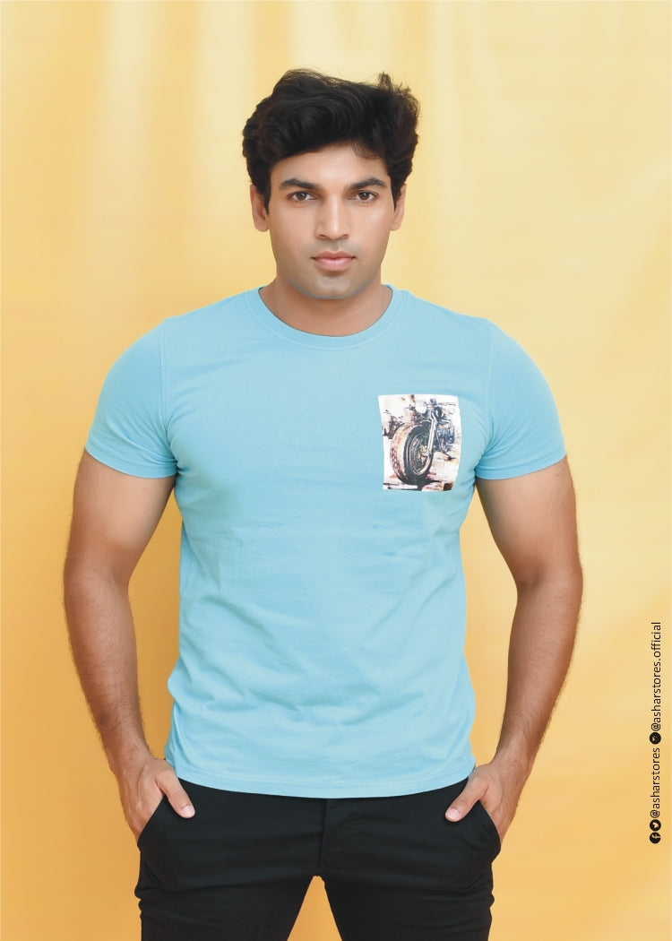 MEN'S T-SHIRT FEROZI PRINTED BIKE POCKET