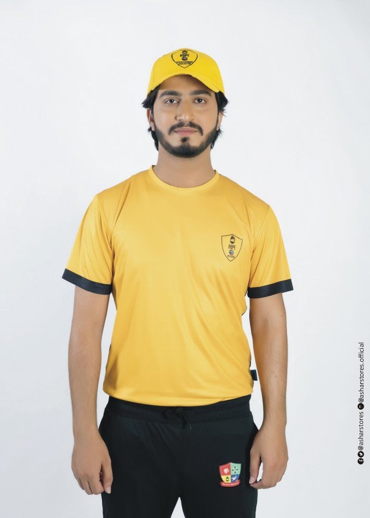 SPORTS T SHIRT YELLOW/BLACK ASHARSTORES.COM 18