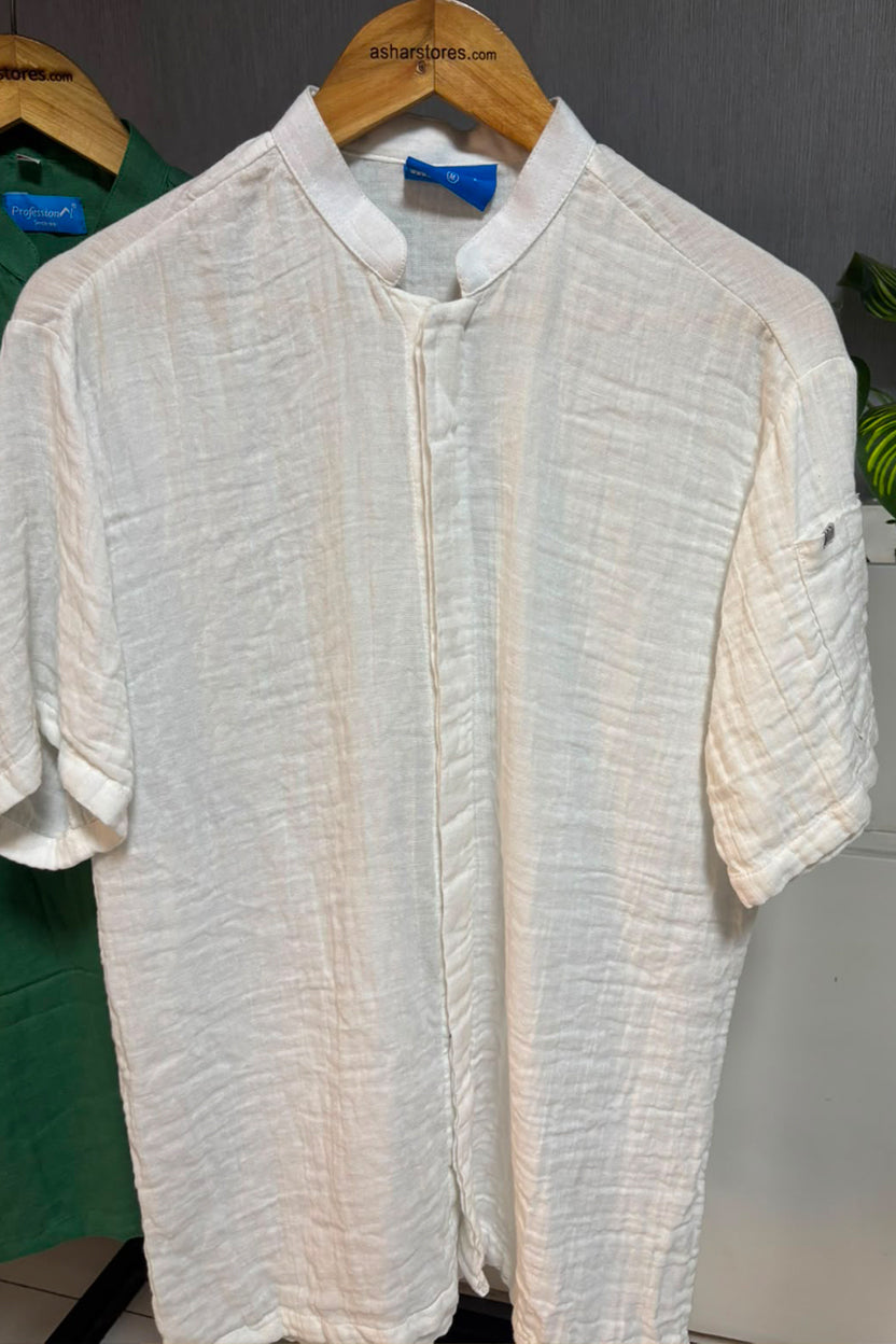 CHEF'S COOL KITCHEN SHIRT – 100% COTTON MUSLIN WEAVE