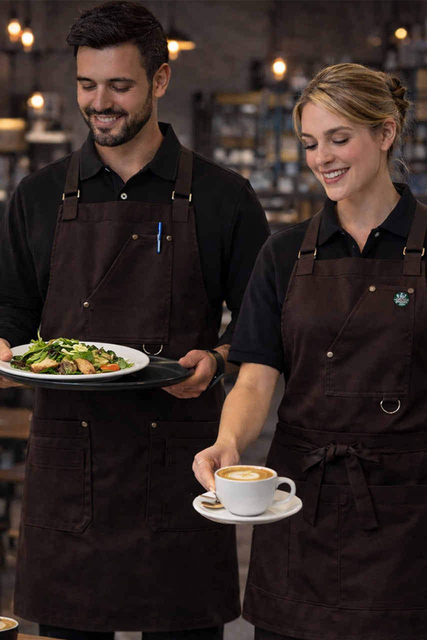 VIANNA CROSS BACK APRON