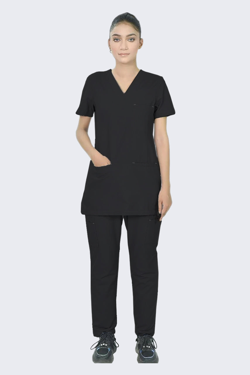 PROFESSIONAL UNISEX MILANO SCRUB SUIT / FUNCTIONAL V-NECKLINE MILANO SCRUB SUIT