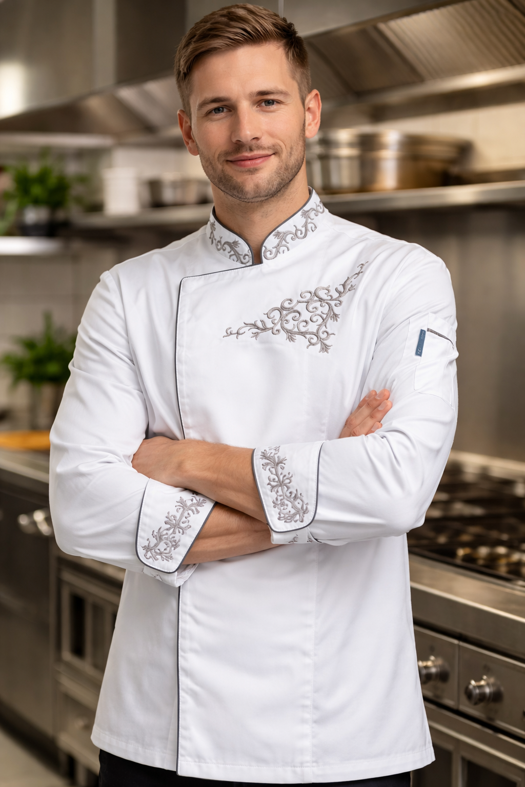 MUGHAL EMB PROFESSIONAL CHEF JACKET