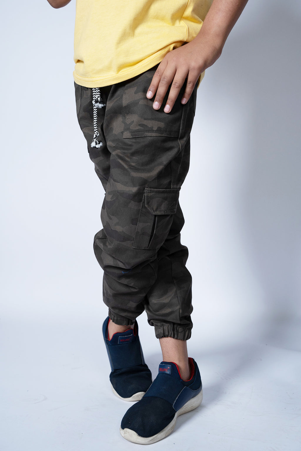 BOY'S CAMO PRINT CHINO PANT