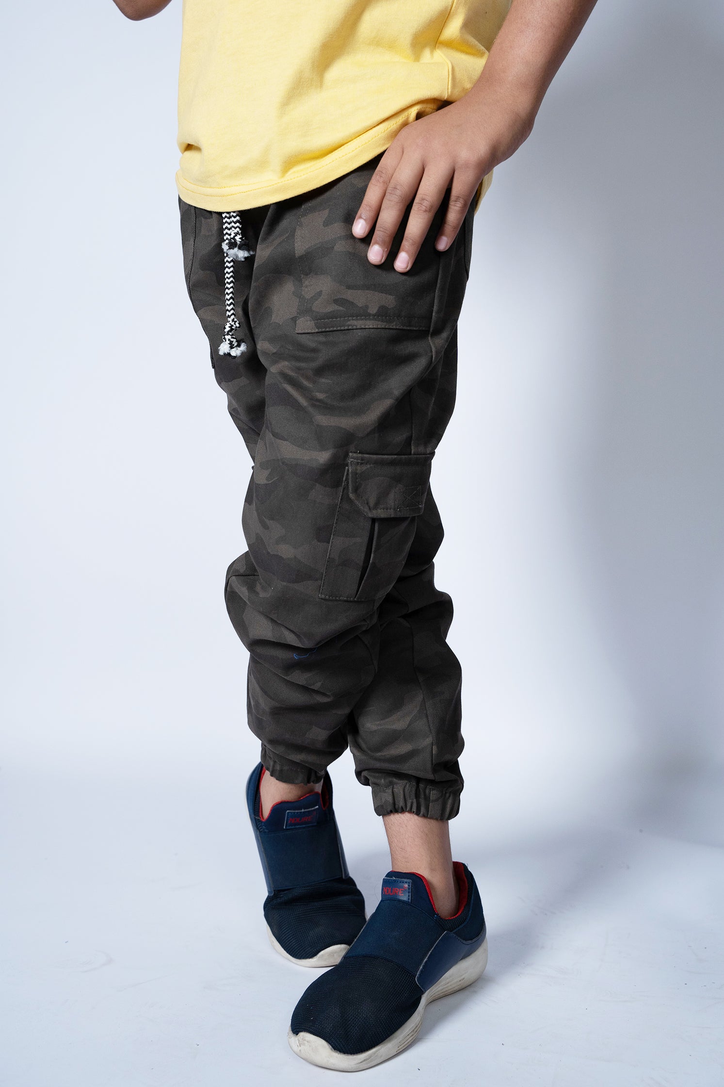 BOY'S CAMO PRINT CHINO PANT