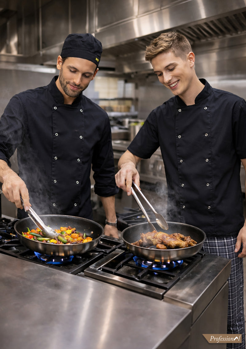 DG F&H SLEEVE CHEF JACKET