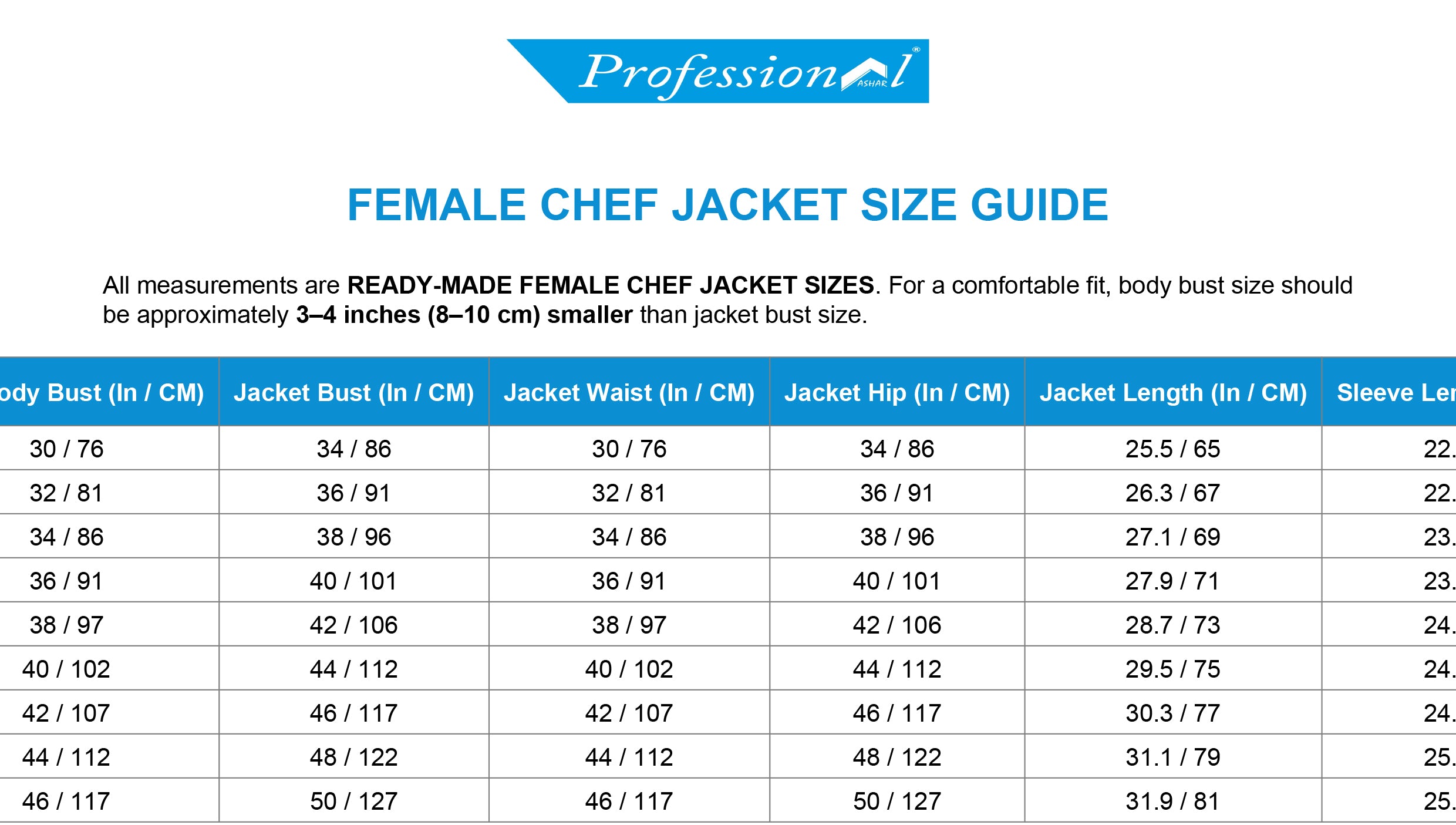 FEMALE HELENA PROFESSIONAL CHEF JACKET