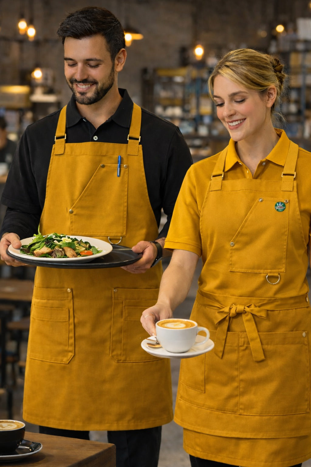 ANCHOR CROSS BACK APRON