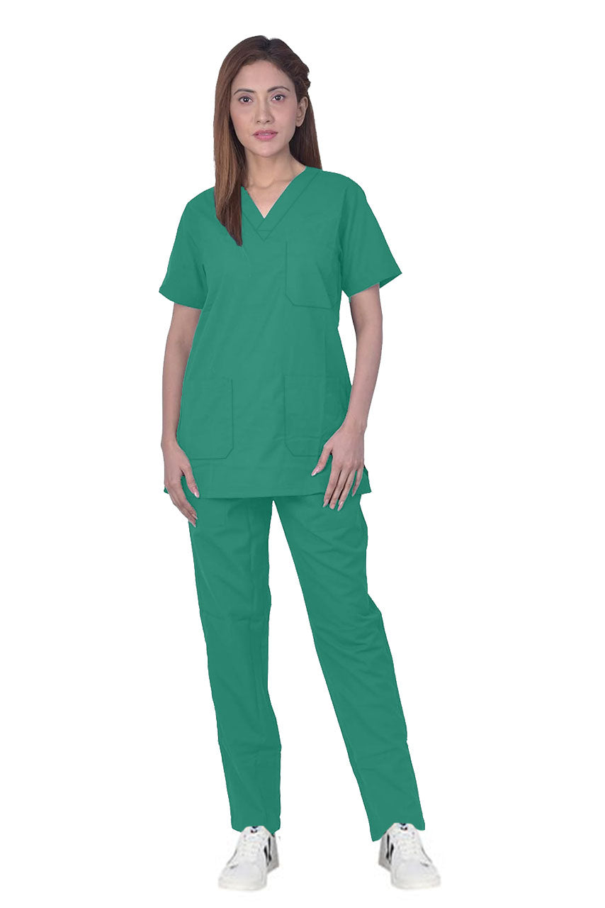 UNISEX BRITISH SCRUB SUIT (COMBO OF 2 SCRUB SETS)