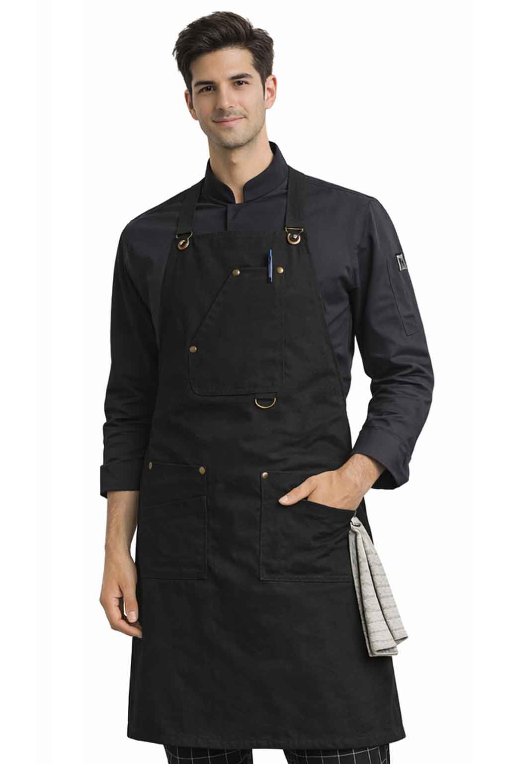 VIANNA CROSS BACK APRON