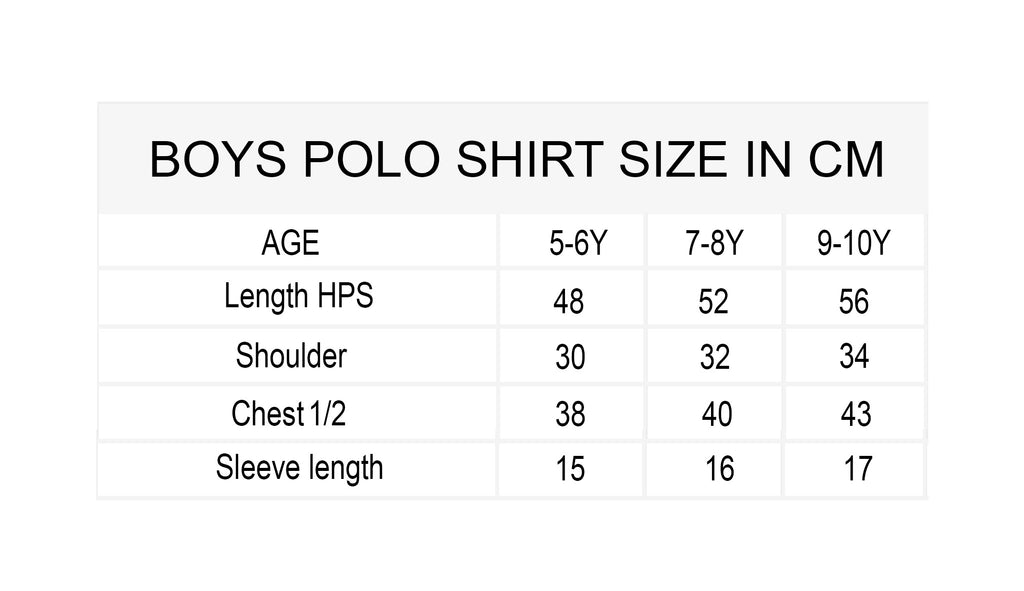 BOY'S NAVY BLUE POLO SHIRT
