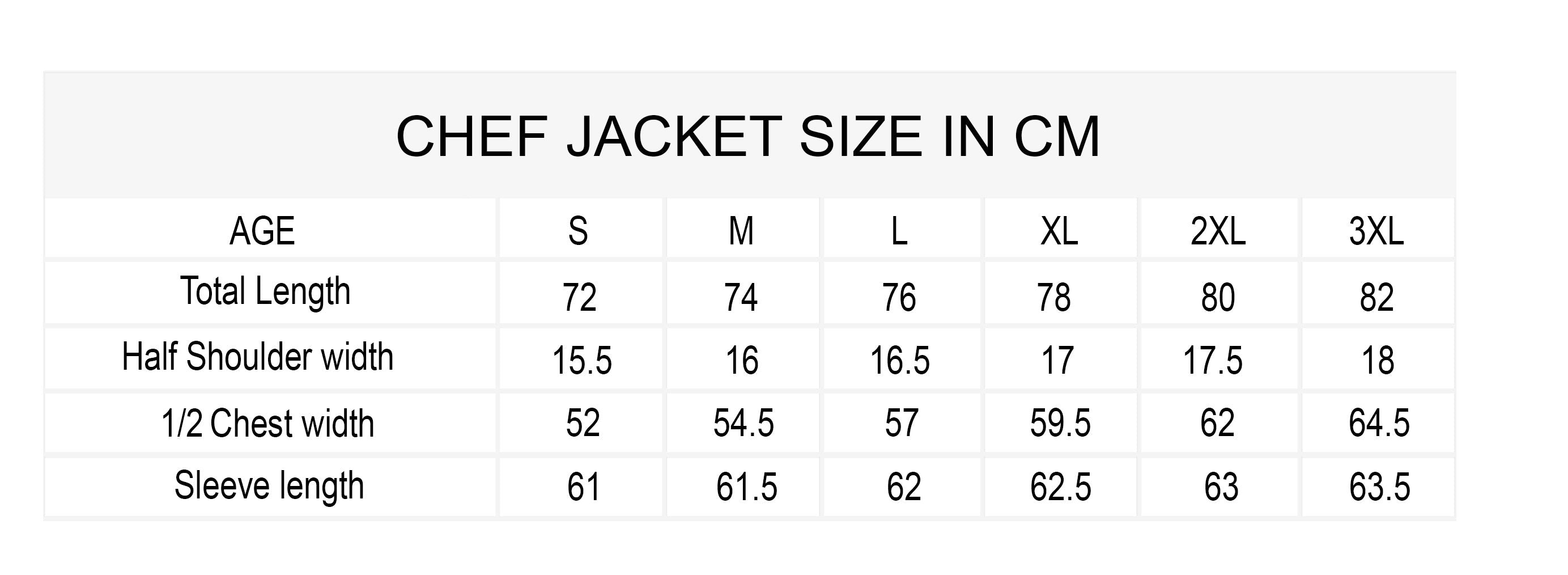 DG F/S PROFESSIONAL CHEF JACKET (COMBO OF 2 JACKETS)