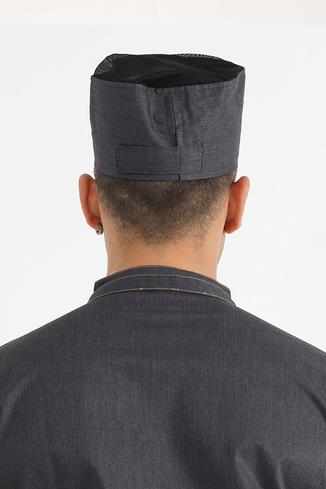PROFESSIONAL UNISEX BRISTLE CHEF CAP