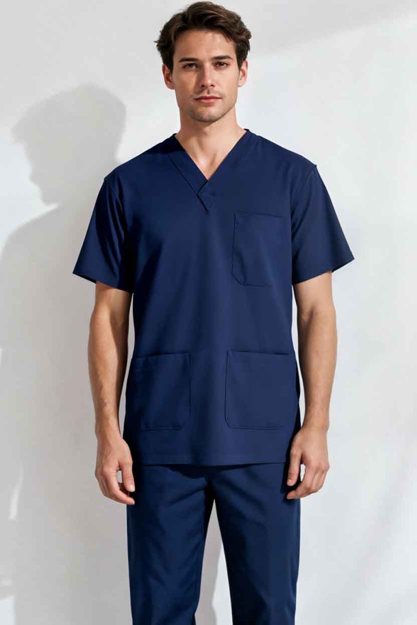 UNISEX BRITISH SCRUB SUIT (COMBO OF 2 SCRUB SETS)