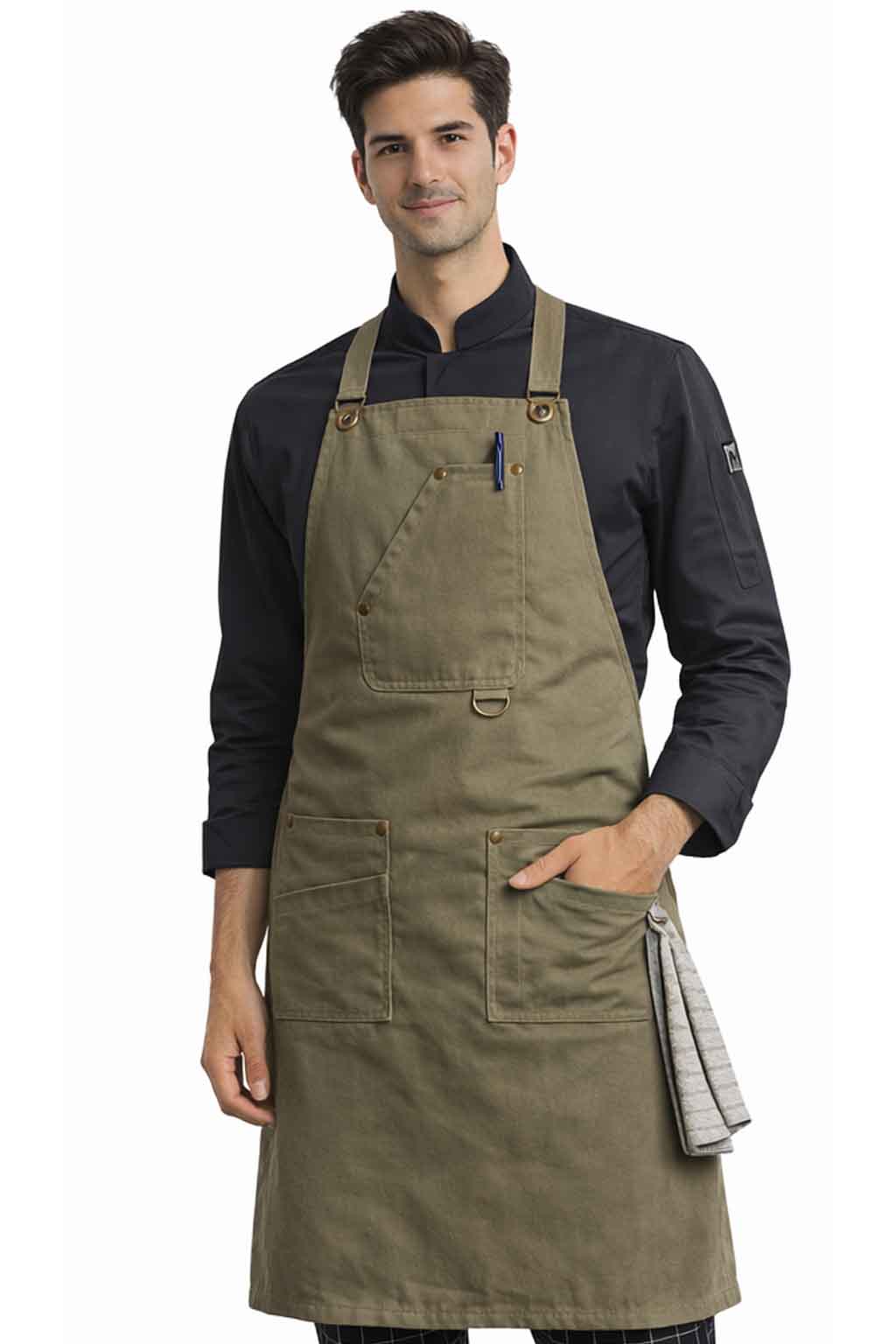 VIANNA CROSS BACK APRON