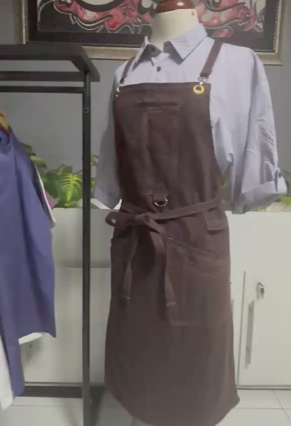 VIANNA CROSS BACK APRON