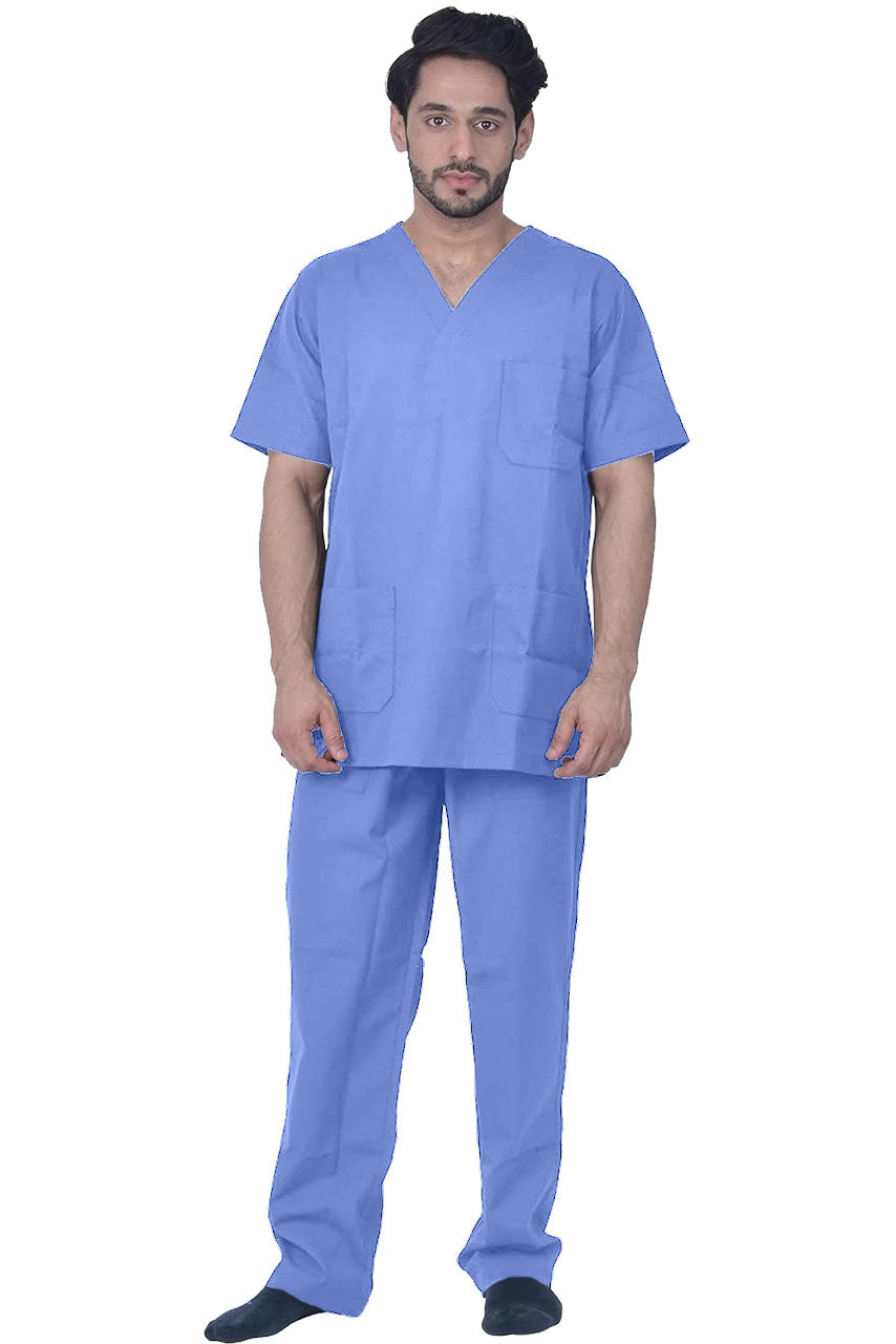 UNISEX BRITISH SCRUB SUIT / V-NECK MEDICAL SCRUB SUIT