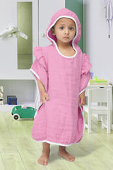 KIDS TOWEL FRILL STYLE PINK
