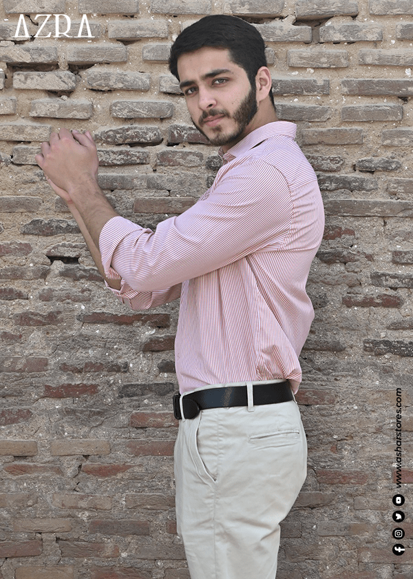 DRESS SHIRT ROSE PINK LINING