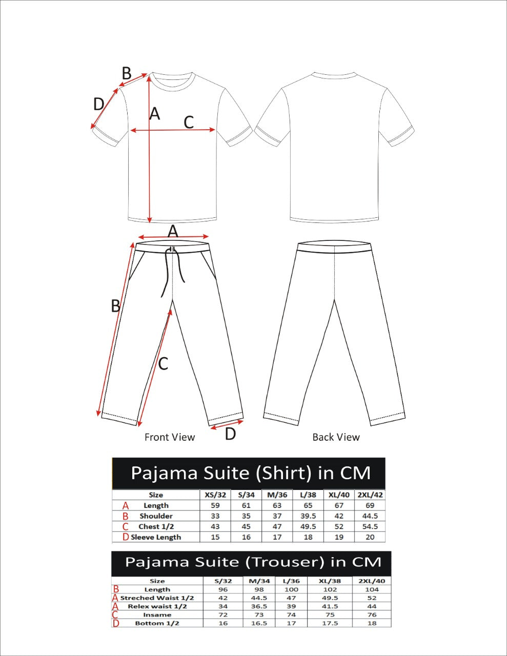 PAJAMA NIGHT SUIT OFF WHITE