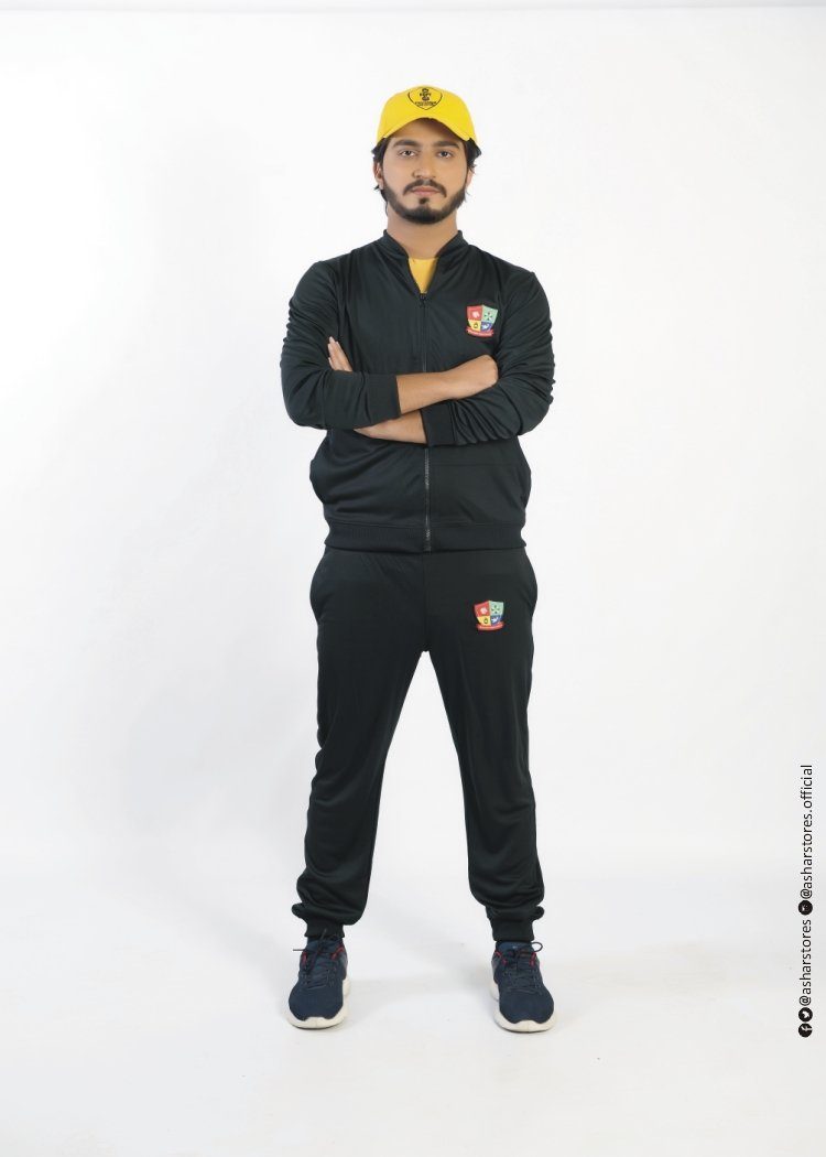 SPORTS TRACK SUIT BLACK ASHARSTORES.COM 
